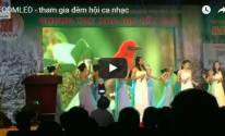 Ecomled tham dự đêm hội ca nhạc